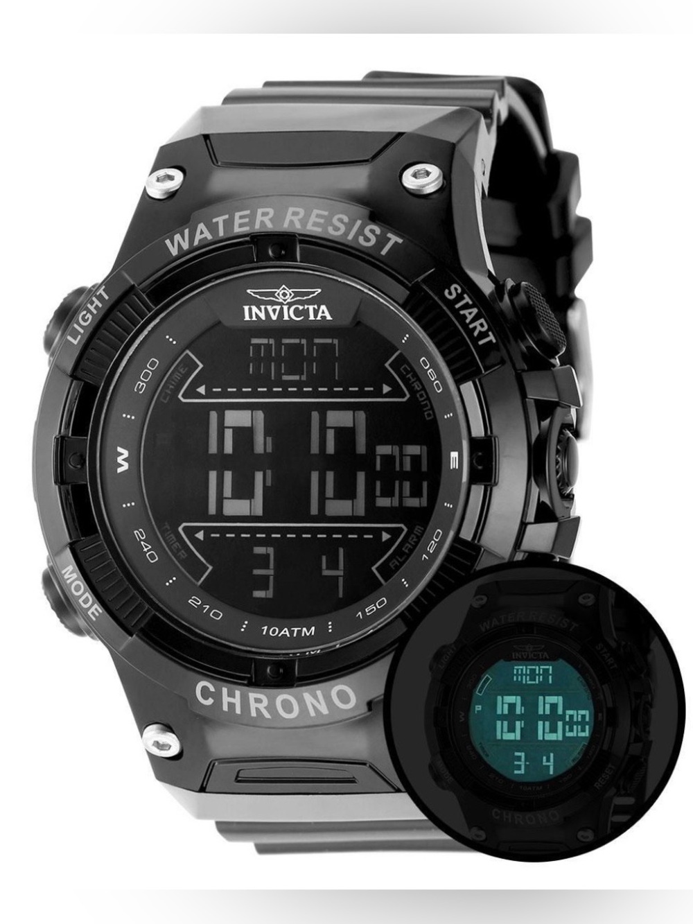 Invicta Racing
Burnout Men's Sport Watch - 52mm, Black
(49040)